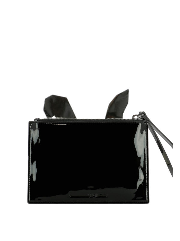 The Best Shops MCQ: クラッチバッグ - クラッチバッグ Electro Bunny - 黒